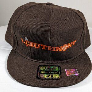 New Leader Of Generation Apparel L.O.G.A. Brown Lieutenant Ball Cap Size 7 3/8